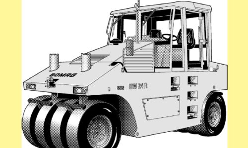 Bomag BW 24 R Rubber Tire Roller Service Repair Manual