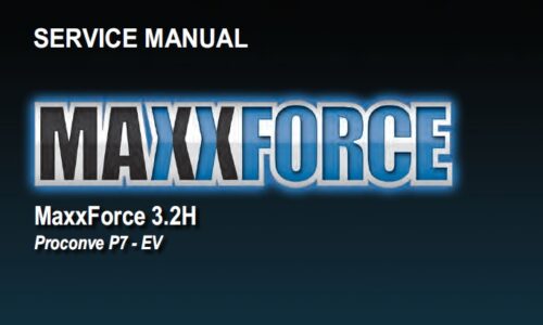 Navistar MaxxForce 3.2H Euro V Engine Service Manual