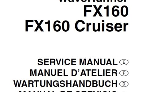 Yamaha FX160 Cruiser WaveRunner Service Repair Manual