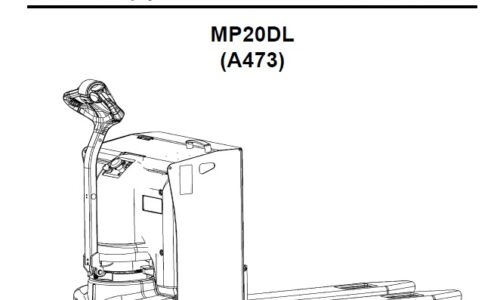 Yale (A473) MP12DL Forklift Parts Manual