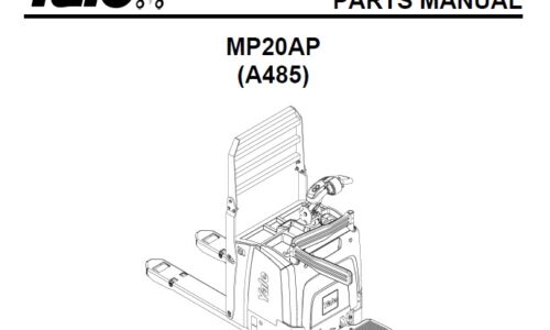 Yale (A485) MP20AP Forklift Parts Manual