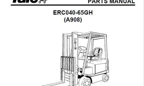 Yale (A908) ERC040-65GH Forklift Parts Manual