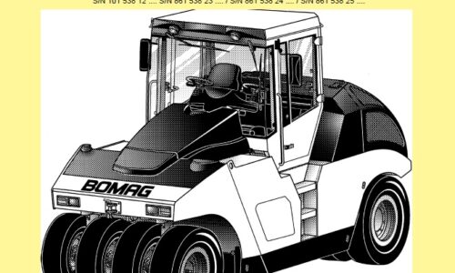 Bomag BW 27 RH-4i Rubber Tire Roller Service Manual