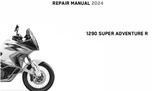 KTM 1290 SUPER ADVENTURE R Service Manual 2024