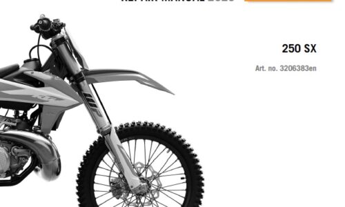 KTM 250 SX Service Manual 2020