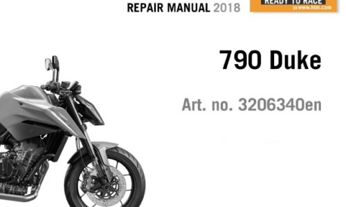 KTM 790 Duke Service Manual 2018