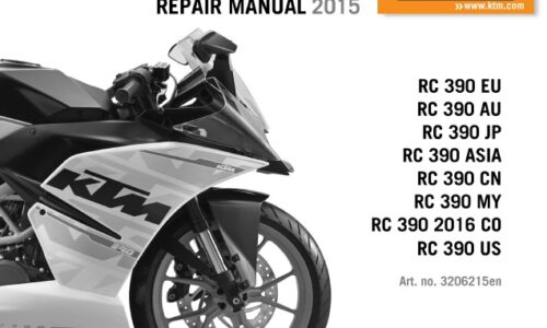 KTM RC 390 Service Repair Manual 2015