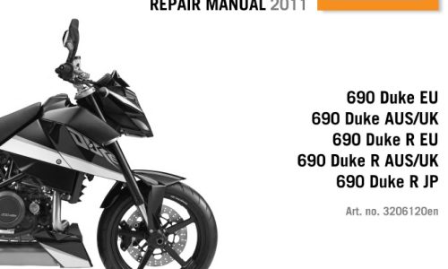 KTM 690 Duke Service Repair Manual 2011