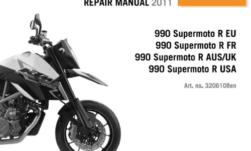 KTM 990 Supermoto Service Repair Manual 2011