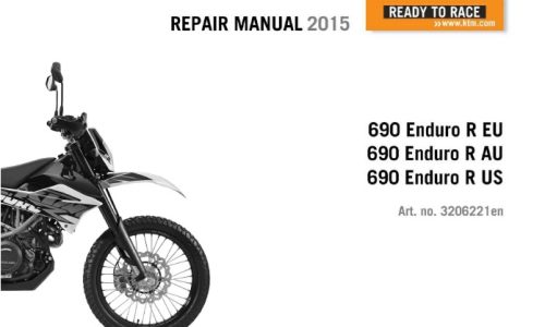 KTM 690 Enduro R Service Repair Manual 2015
