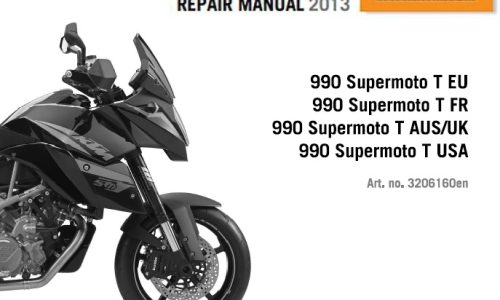 KTM 990 Supermoto T Service Repair Manual 2013