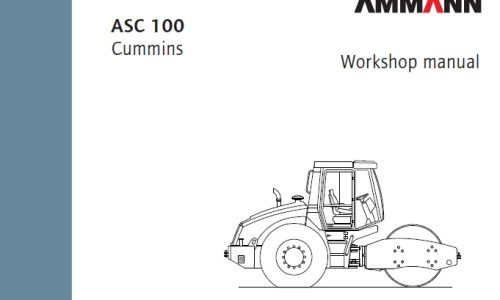 AMMANN ASC100 Single Drum Roller Service Repair Manual