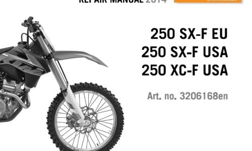 KTM 250 SX-F, 250 XC-F Service Repair Manual 2014