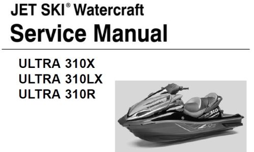 Kawasaki Ultra 310X, 310LX, 310R Watercraft Service Manual
