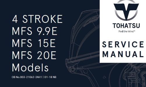 Tohatsu MFS 9.9E, 15E, 20E (4 Stroke) Service Repair Manual