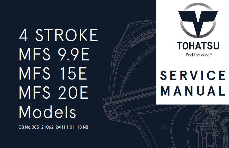 Tohatsu MFS 9.9E, 15E, 20E (4 Stroke) Service Repair Manual