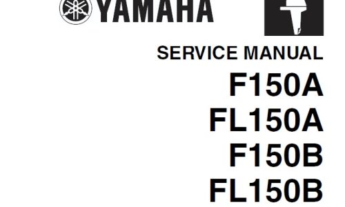 Yamaha F150A, FL150, F150B, FL150B Outboards Service Manual