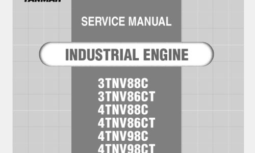 Yanmar 3TNV88C to 4TNV98CT Engine Service Repair Manual