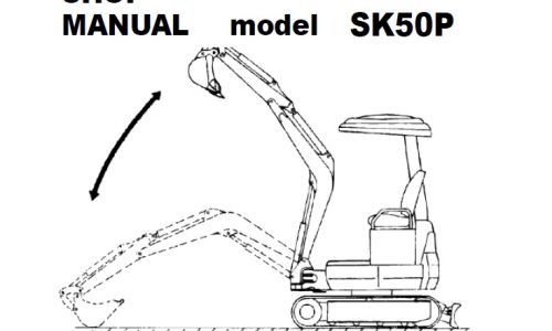 Kobelco SK50P Hydraulic Excavator Shop Manual (PS02-00101-)