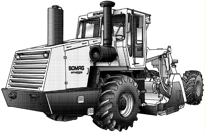 Bomag MPH 122-2 Soil Stabilizer Asphalt Recycler Service Manual