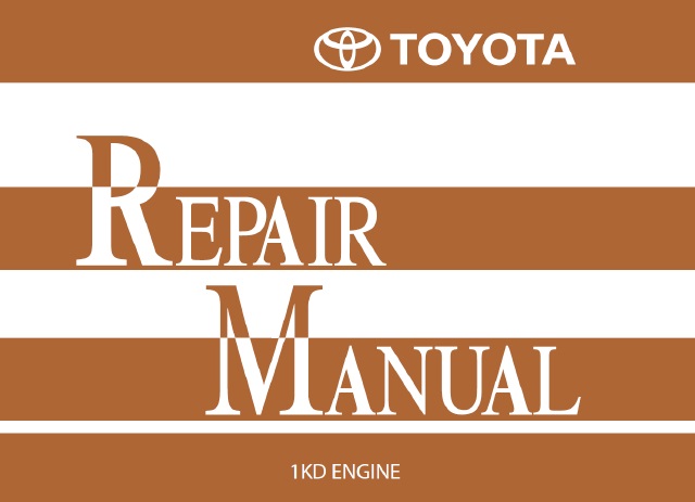 Toyota 1KD Engine Service Repair Manual