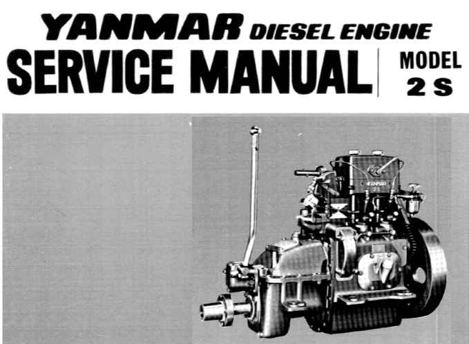 Yanmar 2S Model Diesel Engine Service Repair Manual