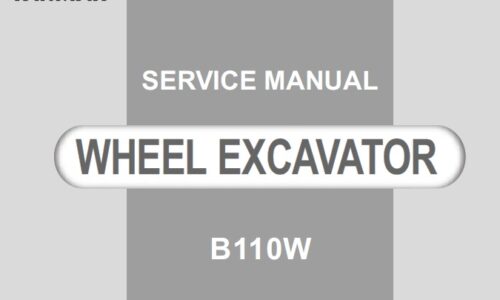 Yanmar B110W Wheel Excavator