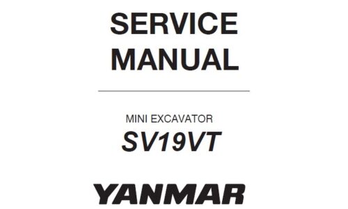 Yanmar SV19VT Mini Excavator