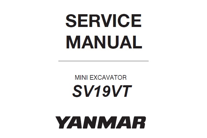 Yanmar SV19VT Mini Excavator