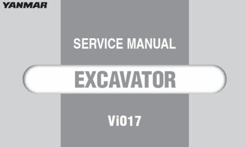 Yanmar ViO17 Excavator