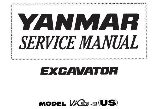 Yanmar ViO20-2 (US) Excavator