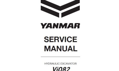 Yanmar ViO82 Excavator Service Repair Manual