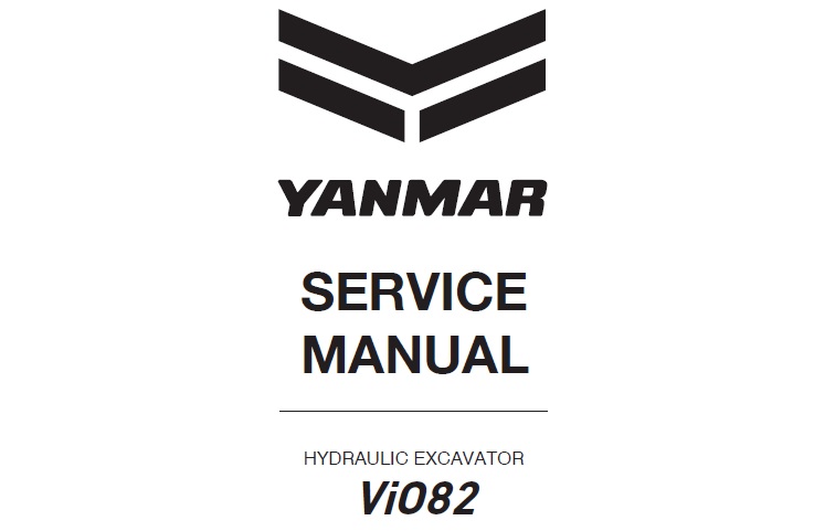 Yanmar ViO82 Excavator Service Repair Manual